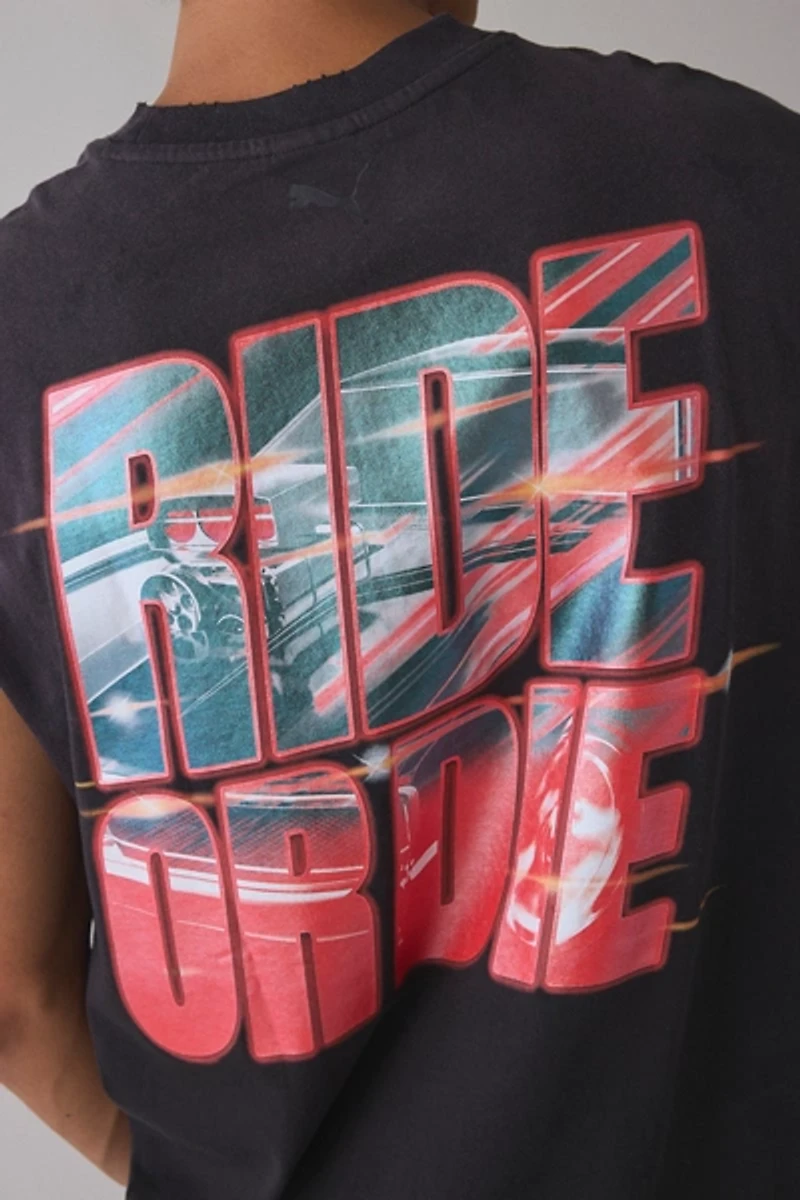 Puma Fast & Furious Graphic Cutoff Muscle Tee