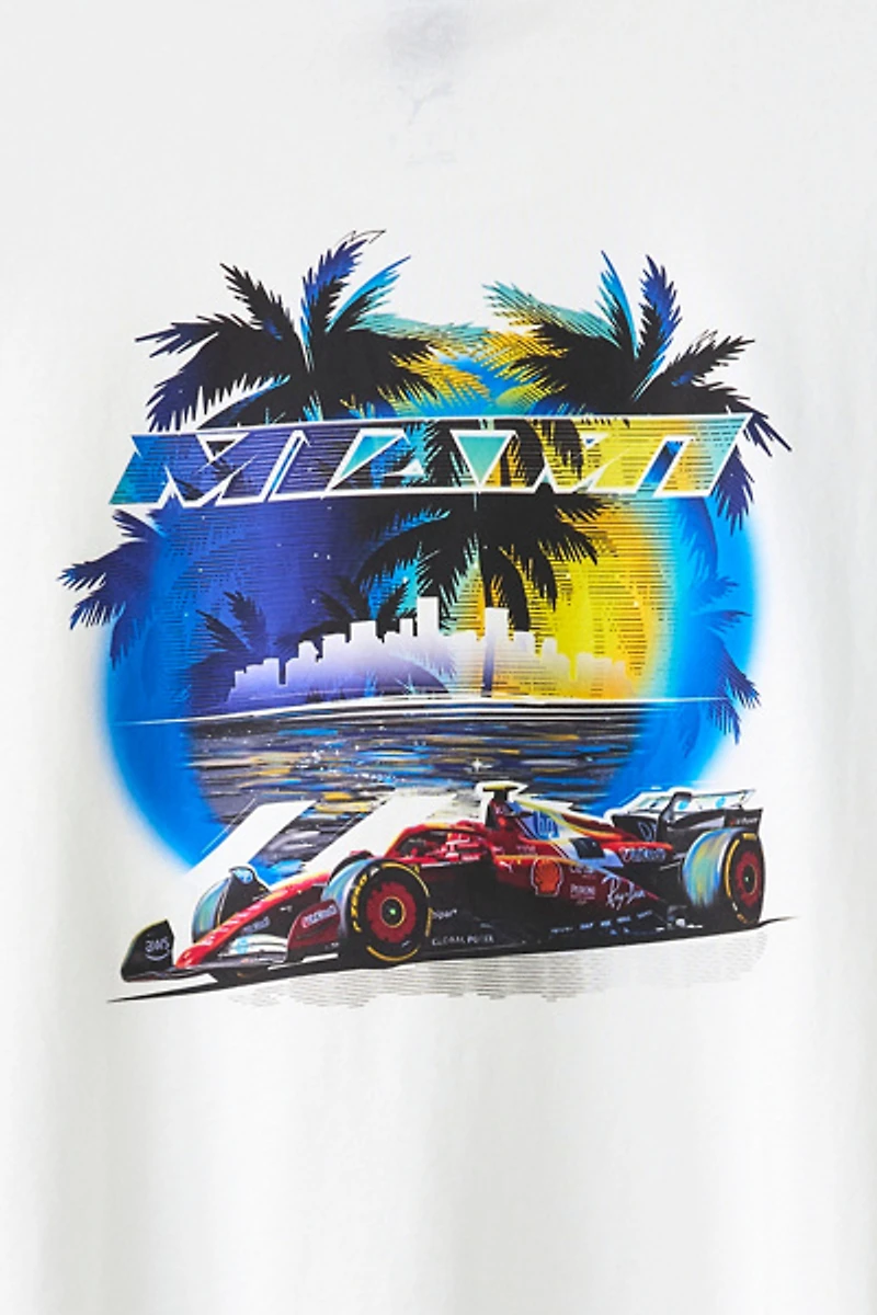 Puma Scuderia Ferrari F1 Miami Graphic Tee