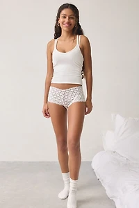 Mucci Chiara Heart Lace Boyshort Undie
