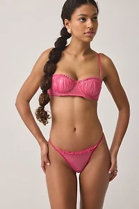 Mucci Maya Ruffle Mesh Thong