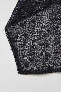 Embellished Lace Headscarf