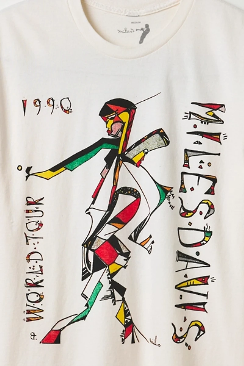 Miles Davis 1990 Tour Graphic Tee