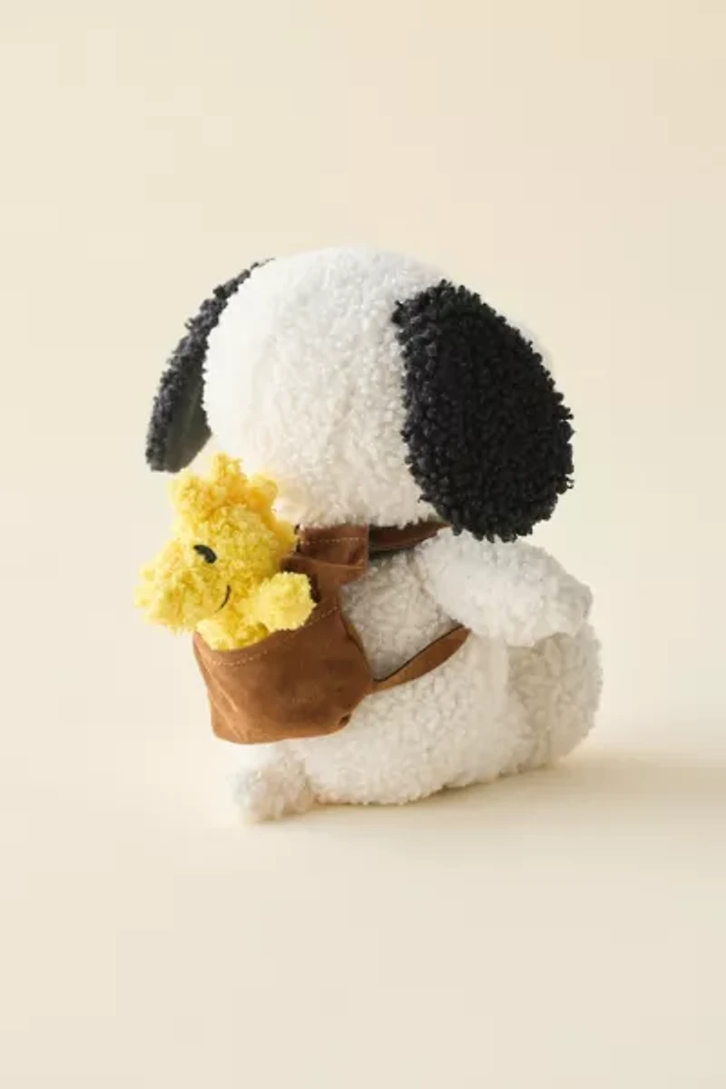 Bon Ton Toys Peanuts Snoopy & Woodstock Backpack Teddy Plushie