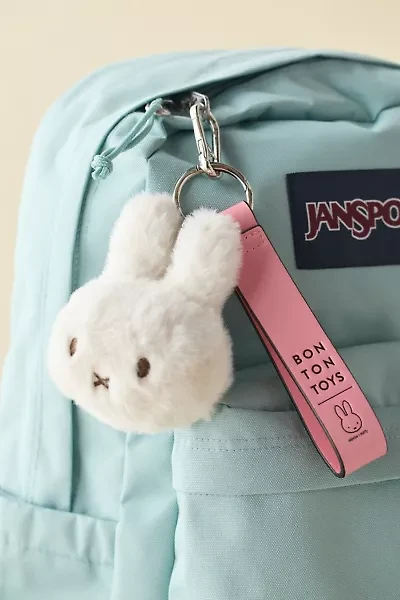 Bon Ton Toys Miffy Fuzzy Plushie Keychain
