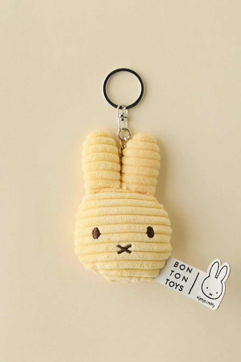 Bon Bon Toys Miffy Corduroy Flat Plushie Keychain