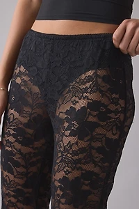 Kimchi Blue Aura Sheer Lace Flare Pant