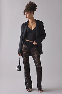 Kimchi Blue Aura Sheer Lace Flare Pant