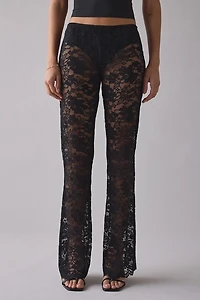 Kimchi Blue Aura Sheer Lace Flare Pant