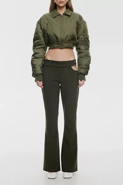 Lioness Essential Cropped Bomber Jacket