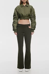 Lioness Essential Cropped Bomber Jacket