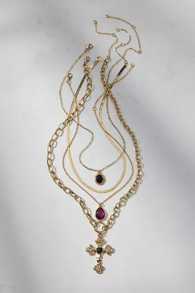 Strange Powers Pendant Layered Necklace Set