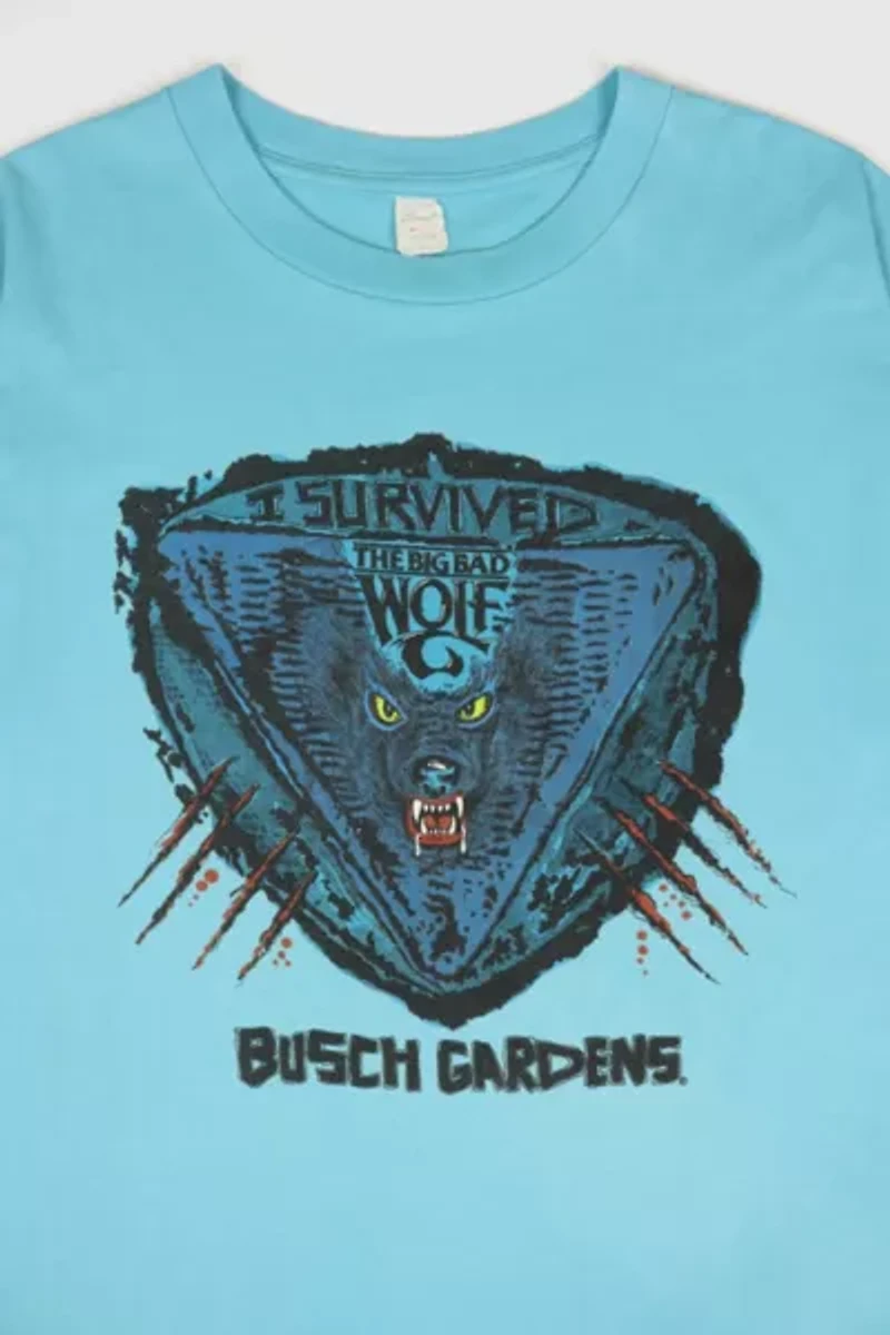 Vintage Busch Gardens Big Bad Wolf Tee