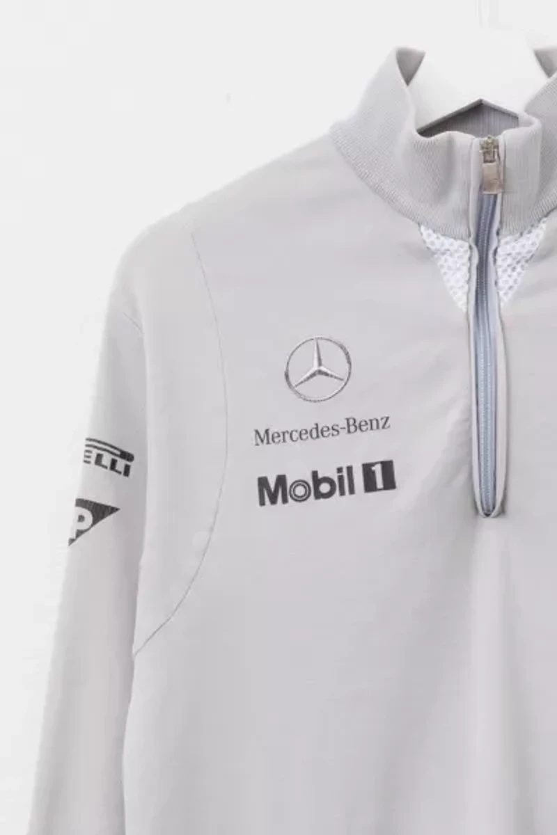 Vintage Y2K McLaren Mercedes Benz Graphic Long Sleeve Athletic Shirt