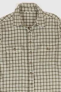 Vintage Flannel Button-Down Shirt