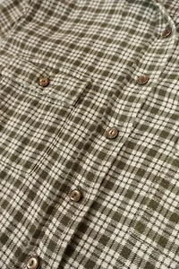 Vintage Flannel Button-Down Shirt
