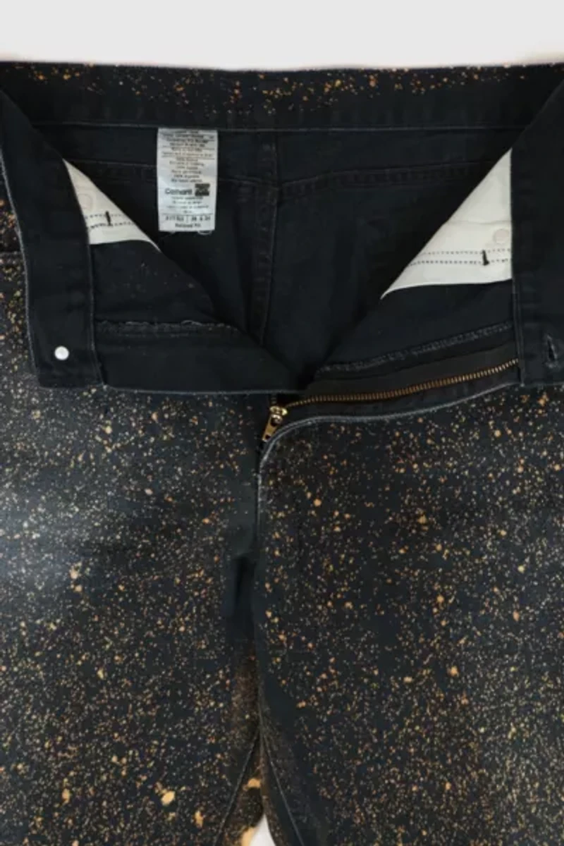 Vintage Carhatt Paint Splatter Jeans