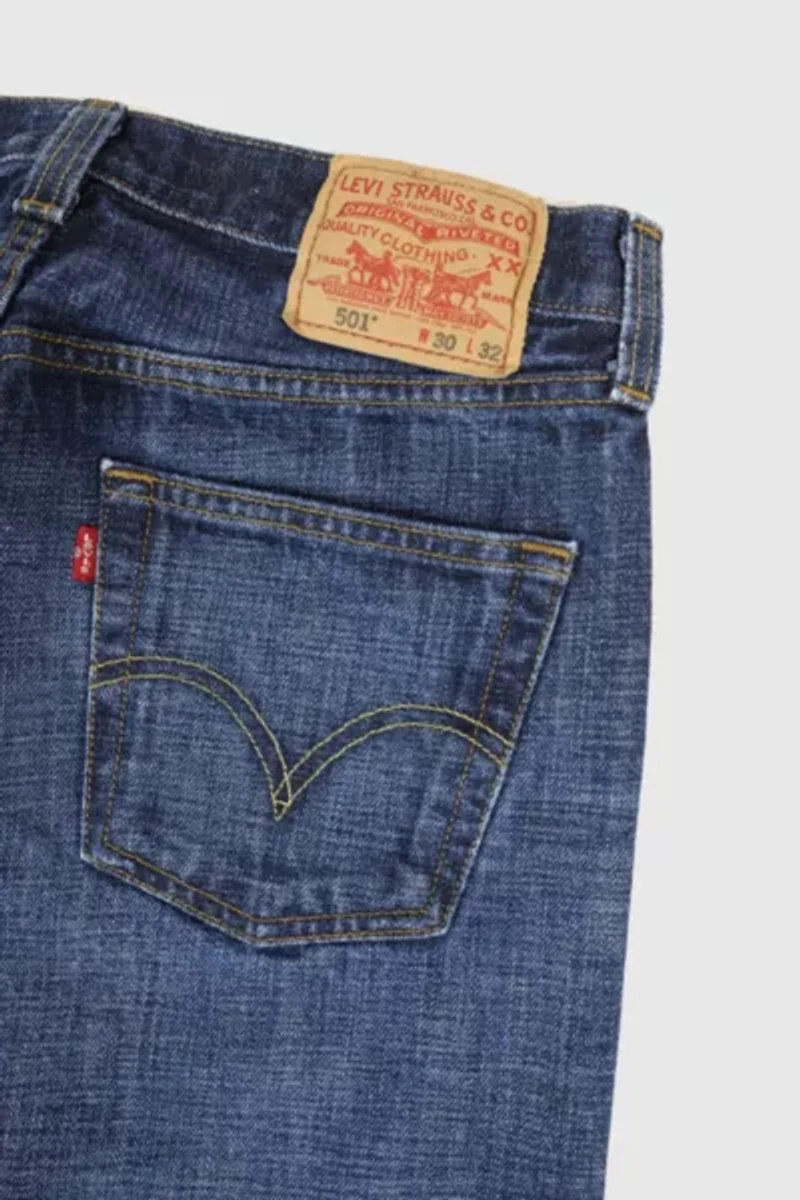 Vintage Levi’s® 501 Straight Fit Button-Fly Jeans