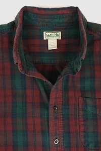 Vintage L.L. Bean Flannel Button-Down Shirt