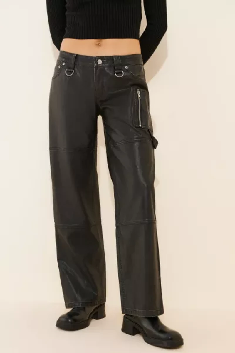 The Ragged Priest Lita Vegan Leather Pants