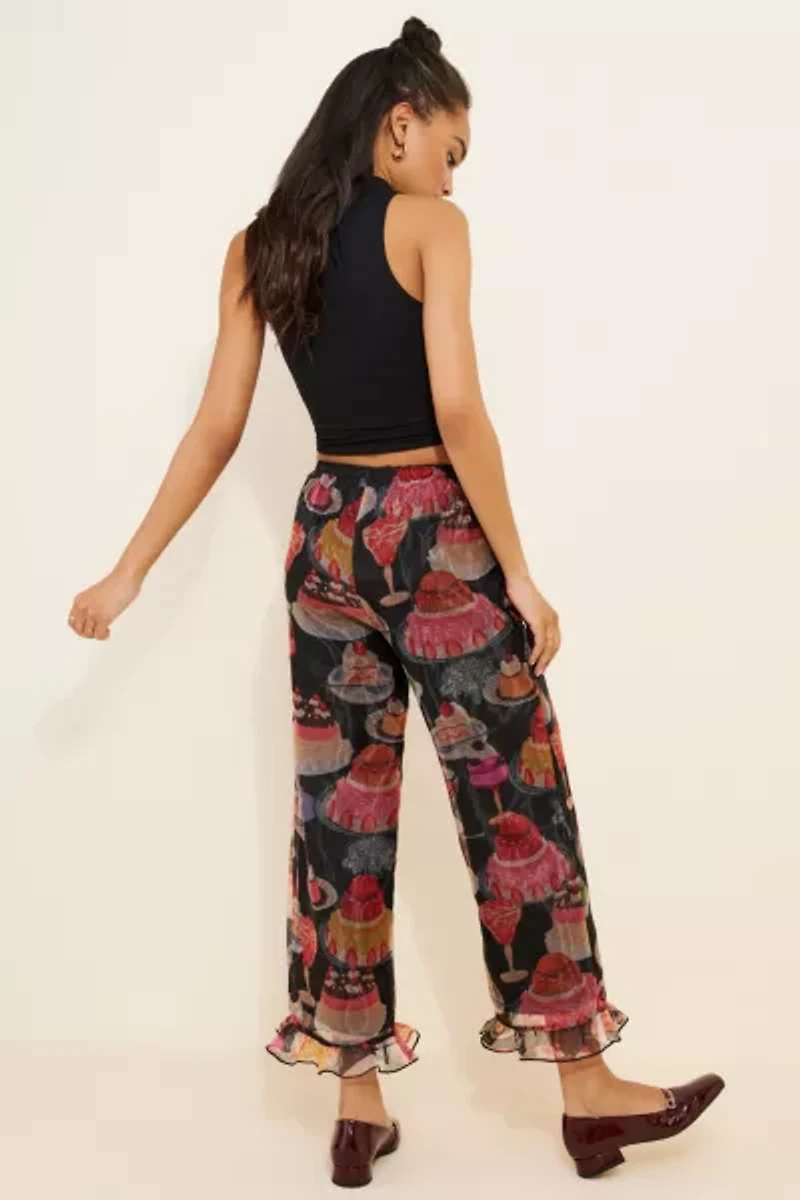 Lisa Says Gah Liora Ruffle Pants