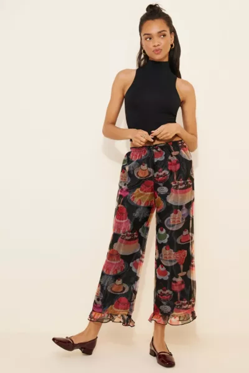 Lisa Says Gah Liora Ruffle Pants