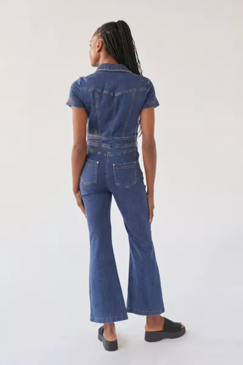 Denim Coverall Jumpsuit