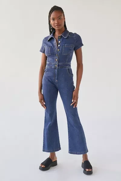 Denim Coverall Jumpsuit