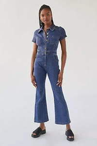 Denim Coverall Jumpsuit
