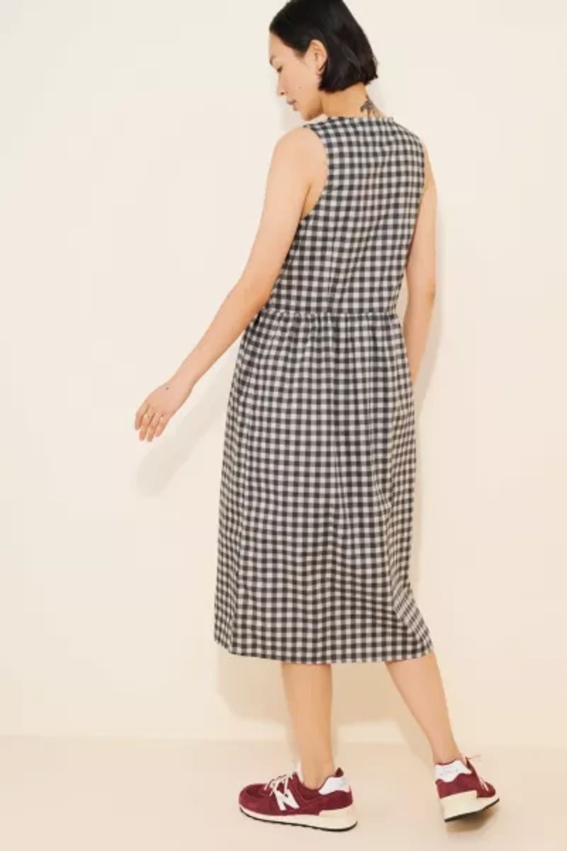 Motel Prelith Gingham Midi Dress