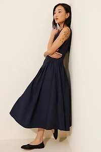 Glamorous Drop-Waist Sleeveless Midi Dress