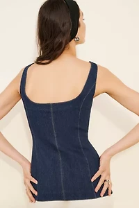 Kourt Belinda Denim Top