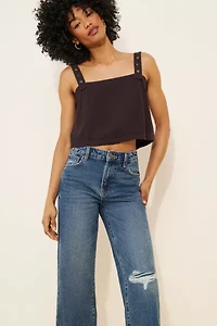 Oliver Logan Aberdeen Wide Leg Crop Jeans