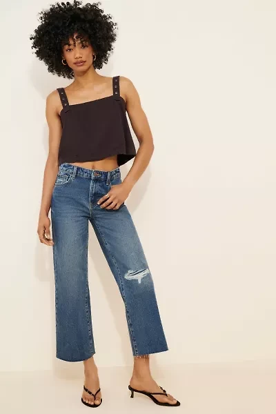 Oliver Logan Aberdeen Wide Leg Crop Jeans
