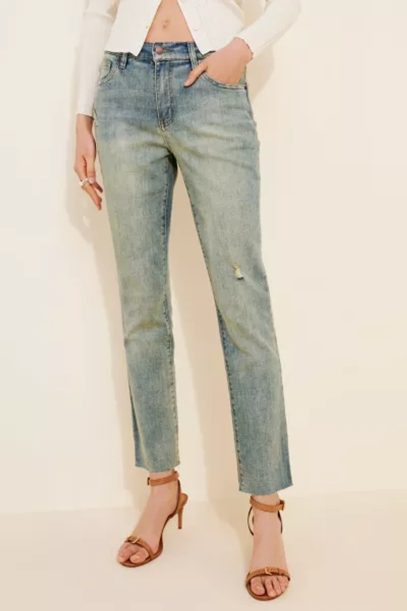 Oliver Logan Crosby Mid-Rise Relaxed Jeans