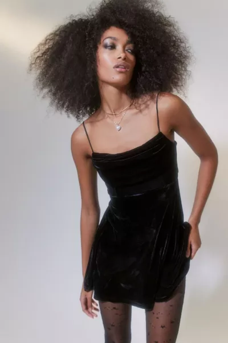 Mallory Velvet Mini Dress