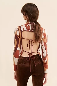 4SI3NNA Zelah Tie-Back Sweater