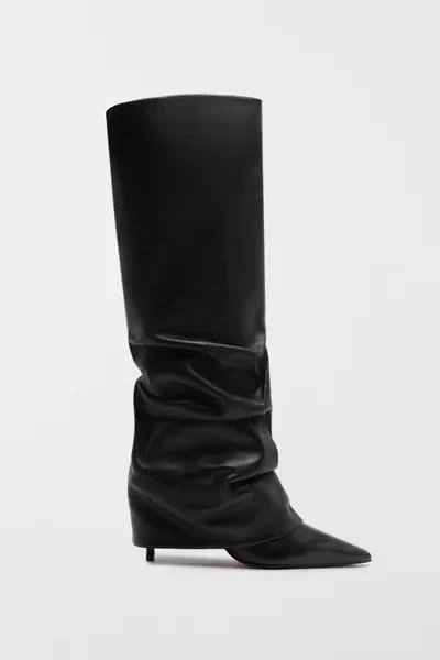 Schutz Mikki Up Slouch Knee High Boot