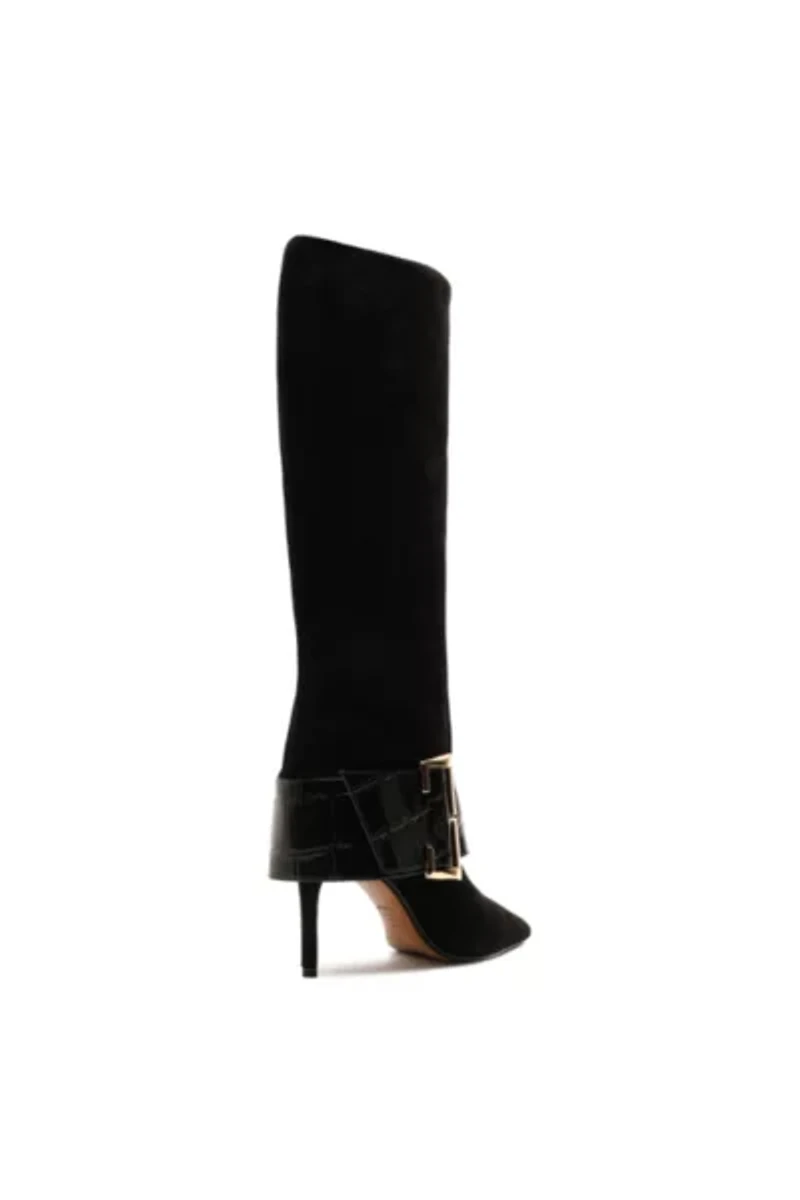 Schutz Beatrix Buckle Knee High Boot