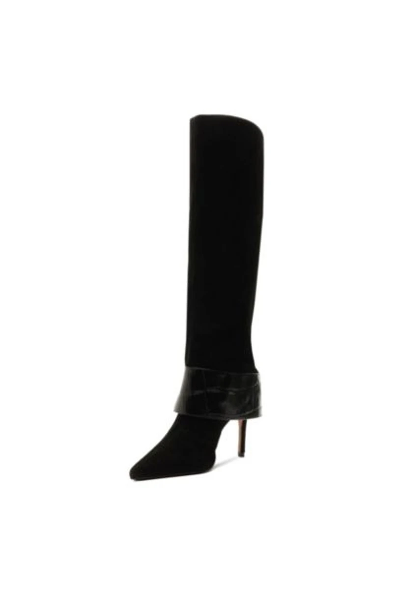 Schutz Beatrix Buckle Knee High Boot