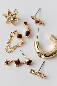 Strange Powers Stars & Gems Multi Earrings Set