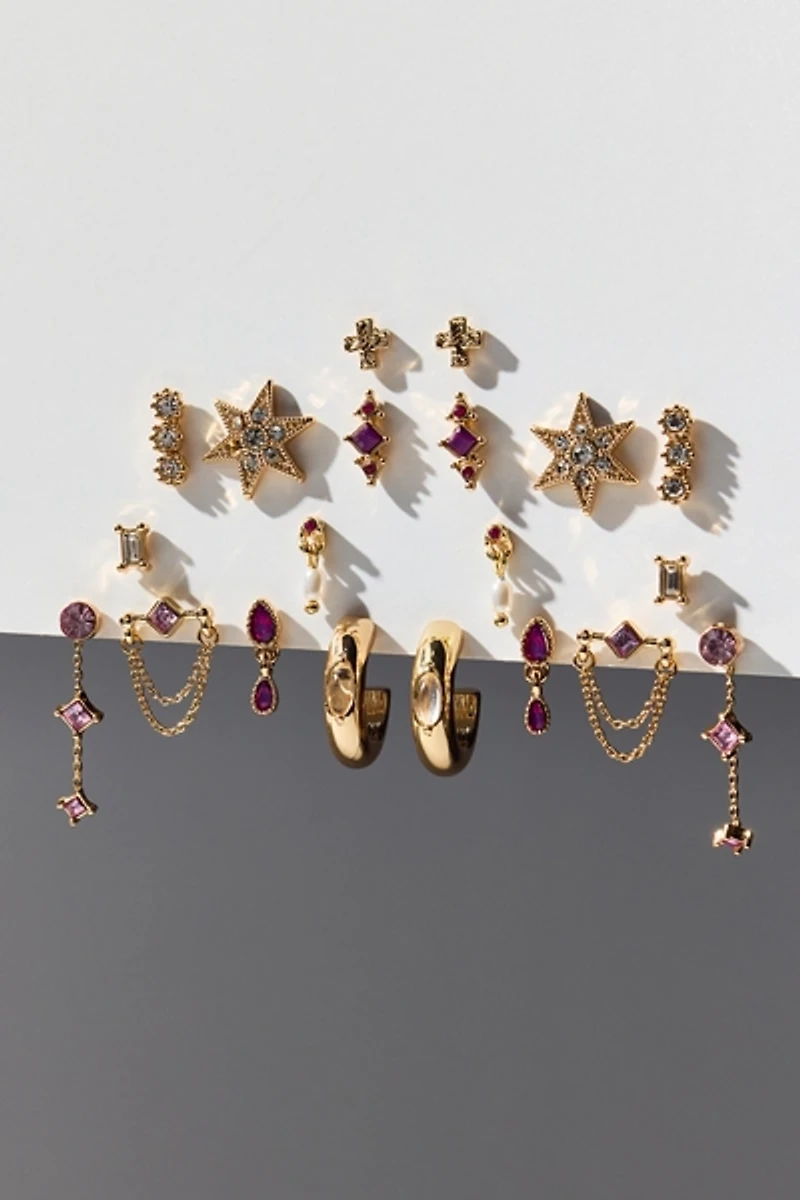 Strange Powers Stars & Gems Multi Earring Set