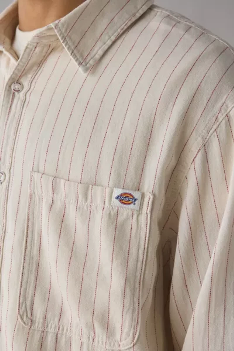 Dickies New Hickory Stripe Long Sleeve Shirt