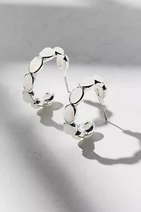 Samia Stone Hoop Earring