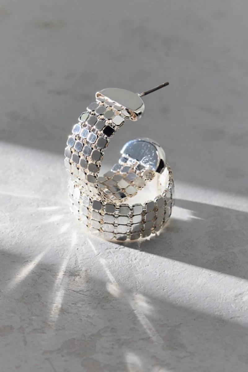 Disco Shine Hoop Earring