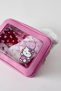 Impressions Vanity Co. Bows Window Faux Leather Cosmetic Pouch