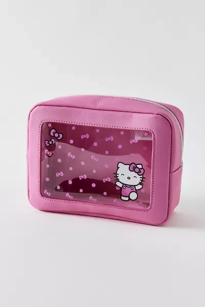 Impressions Vanity Co. Bows Window Faux Leather Cosmetic Pouch