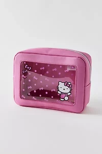 Impressions Vanity Co. Bows Window Faux Leather Cosmetic Pouch