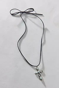 Strange Powers Cross Pendant Corded Necklace