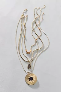 Cosmic Shores Layering Necklace Set