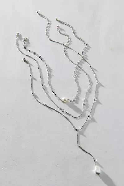 Addison Lariat Layering Necklace Set